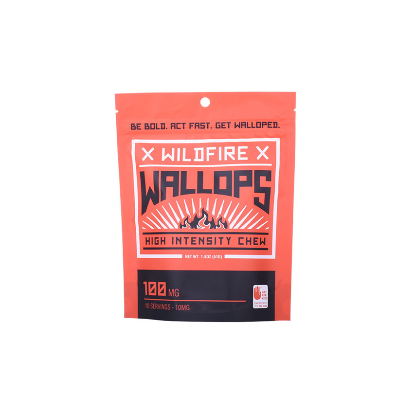 Finition brillante personnalisée Biodégradable pour emballage Sacs de pochettes à fermeture éclair