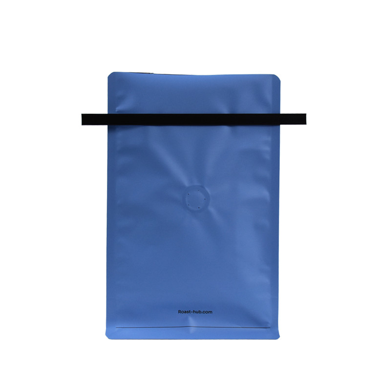 Vente chaude à fond plat bas à café Biodégradable Poly Bag Sac Impression