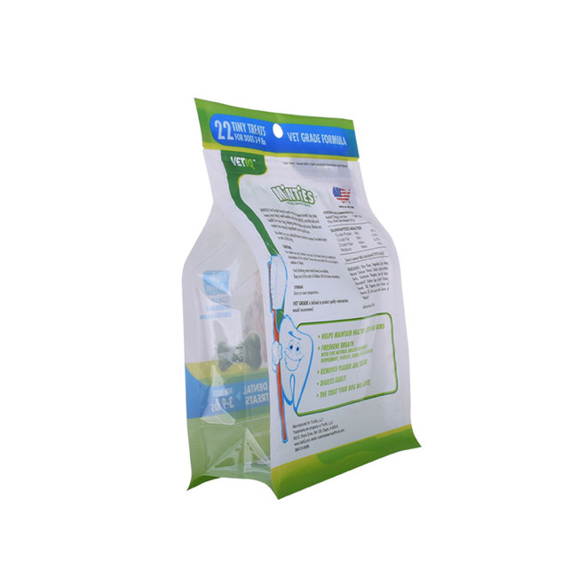 Sac à cellophane Double fermeture à glissière Sac d'alimentation vide à vendre Sac en plastique en gesse