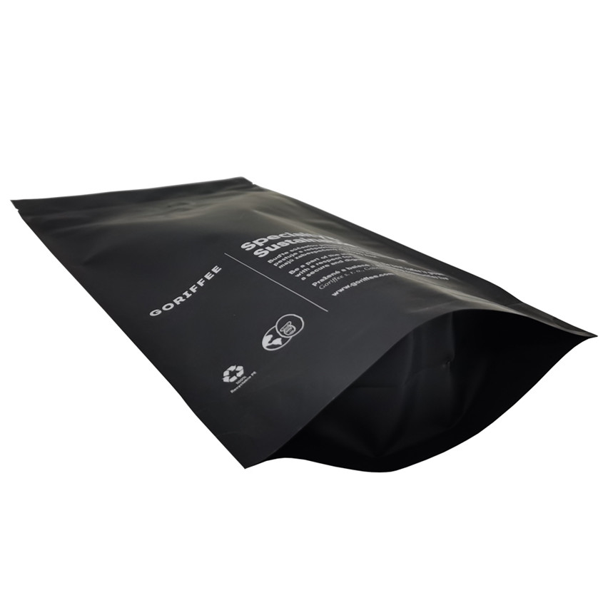 Sacs de café Black Matt Black sur mesure durable en gros en gros