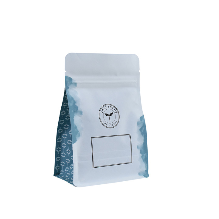 Vente chaude bonne capacité de sceau de scellé personnalisé à fond carré à fond de café flexible sac d'emballage flexible