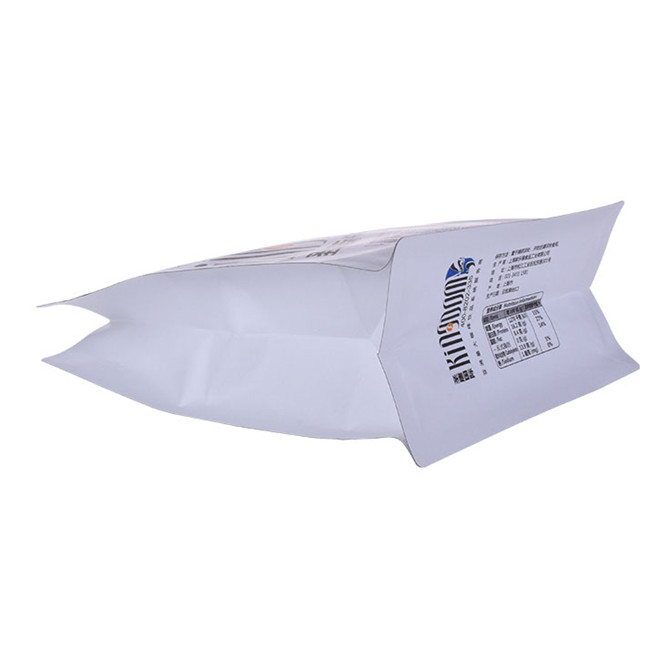 Matières biodégradables de haute qualité Sacs en papier refermables pour l'emballage alimentaire