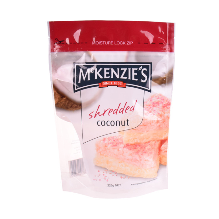 Sac d'emballage de bonbons d'emballage flexible avec plastique zip