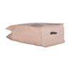 Logo personnalisé Zip Lock Flat Bottom Kraft Paper Coffee Bag Wholesale
