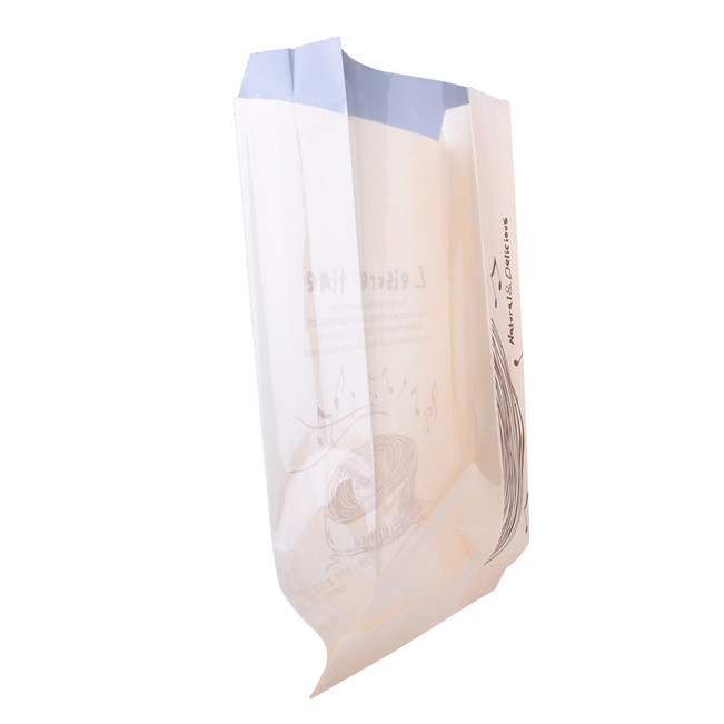 Échantillons gratuits en papier recyclé de conception de pochette d'emballage durable Sac en papier kraft pour pain