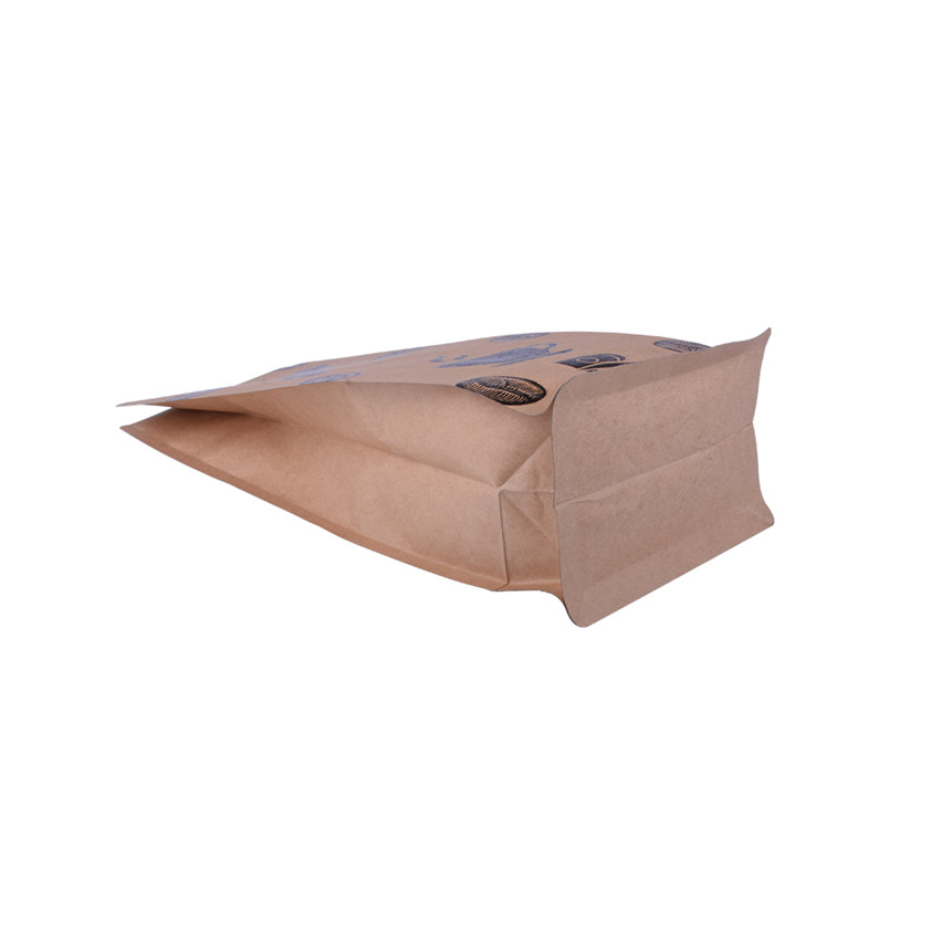 Sacs d'emballage de café à fond plat Conscient Custom Flat Flat