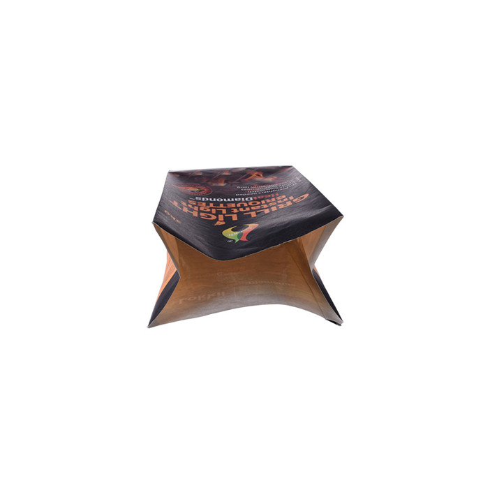 Sac de briquette à charbon de grends en papier stratifié en stratifié avec impression