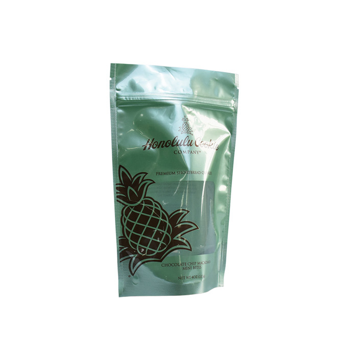 Impression numérique à chaleur personnalisée Clear Food Grade Stand Up Ziplock Pouche