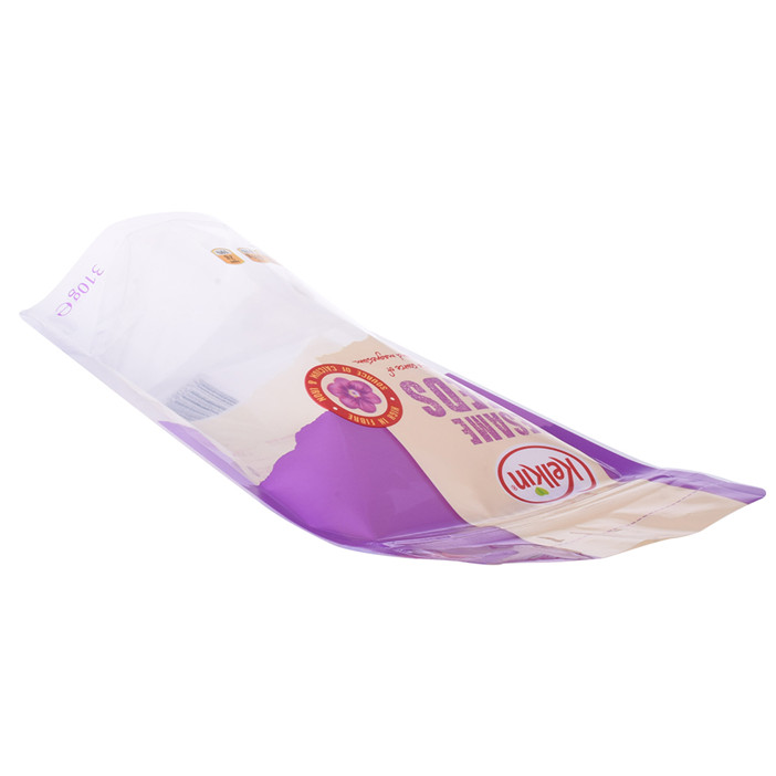 Conception créative imprimée personnalisée k-seal petits sacs en plastique transparent avec fermeture éclair