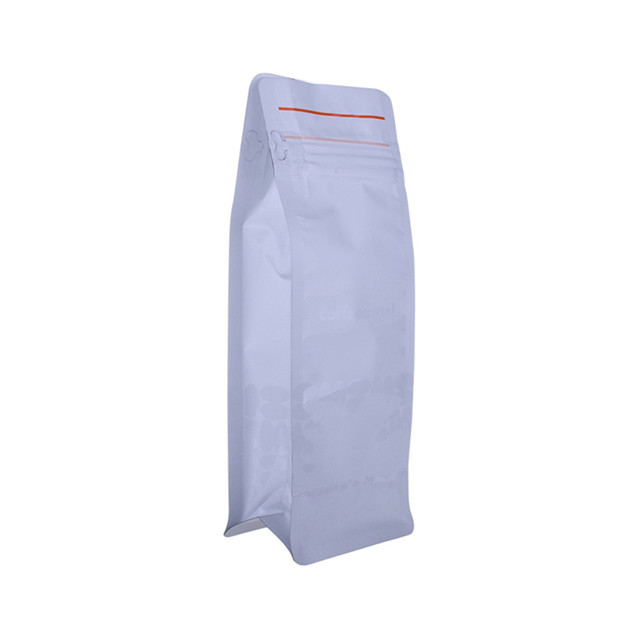 Sac à café ziplock de recyclage de 340g debout avec fond de boîte