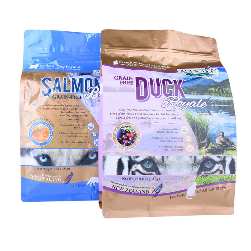 Feuille d'aluminium personnalisée pochette plate pochette de compagnie de chien d'alimentation emballage alimentaire