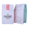 Sacs de café transparente de papier kraft ziplock realable