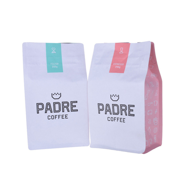 Eco Friendly 250G Cafe Packaging Pouche avec fermeture à glissière de poche 