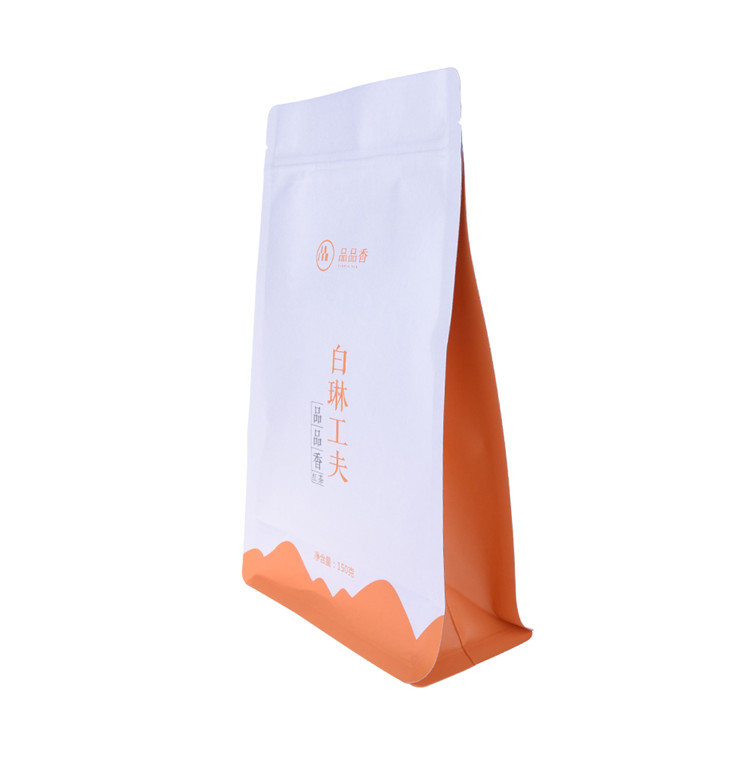 Vente à la vente à chaud notch éco matériaux d'emballage de matériaux de thé pochette