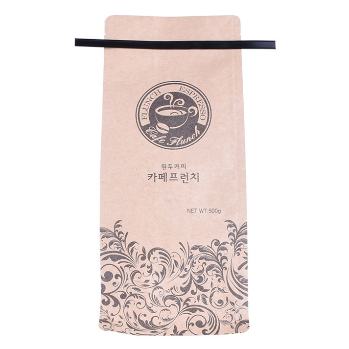Impression de zip de bonne qualité sur les sacs à café