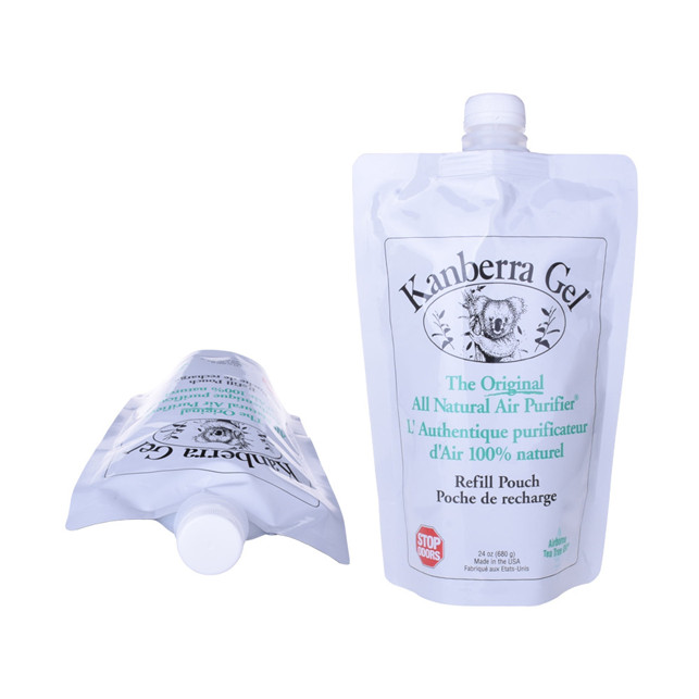 Sac d'emballage en gel en plastique de stratification avec bec