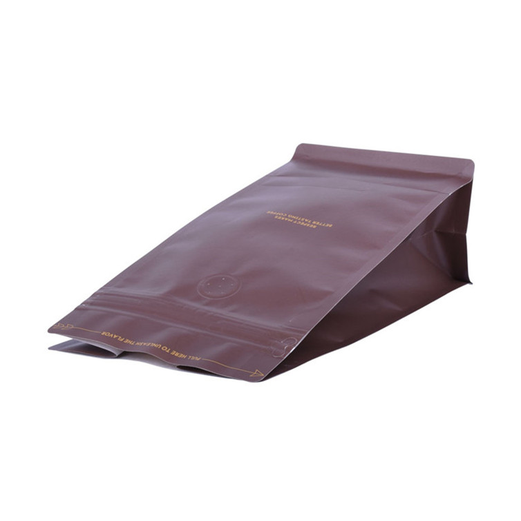 Sacs en papier à fermeture éclair supérieur refermables avec sacs d'emballage en papier manche
