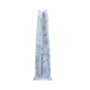 Feuille d'aluminium non imprimé en aluminium reclosable holographic zipper stand up gasting sache 50g coffee sac