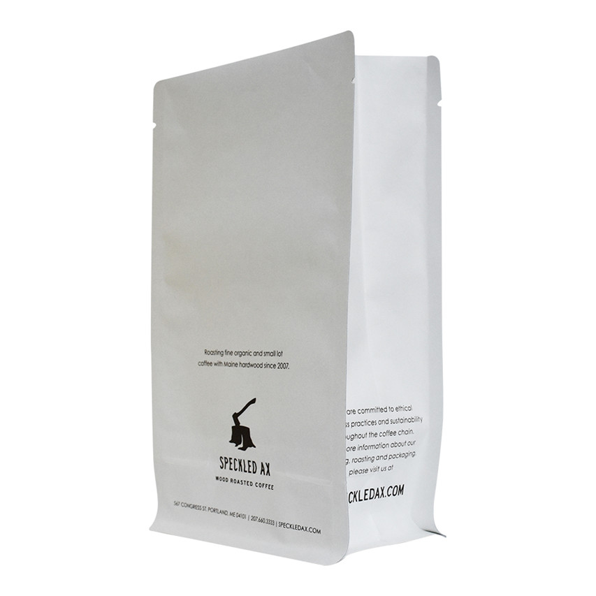 Les sacs ziplocs biodégradables colorés respectueux de l'éco se présentent des pochettes à glissière recyclant les sacs de café