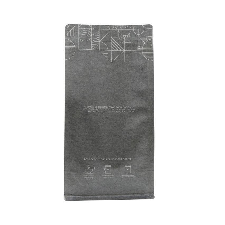 Réutilisable Easy Tear BioDegradable Packaging Fabricant Zip Flat Bottom Soup de café personnalisé Sacs