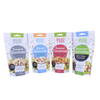 Logo personnalisé Pocket Zip Kraft Paper Food Sachets Recyclable Pouche biodégradable Fruit séché en gros