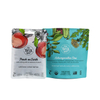 Impression jetable Impression biodégradable à compostable de maïs Soupche de stand up avec sac d'emballage de robinet pour le thé