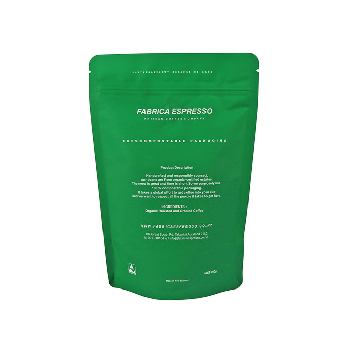 Sceau de chaleur réutilisable Logo personnalisé Eco BioDeprodable Stand Up Souch