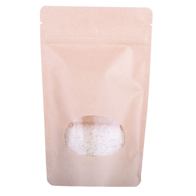 Meilleur prix Top Quality Ziplock Stand Up Paper Emballage Sacs avec fenêtre