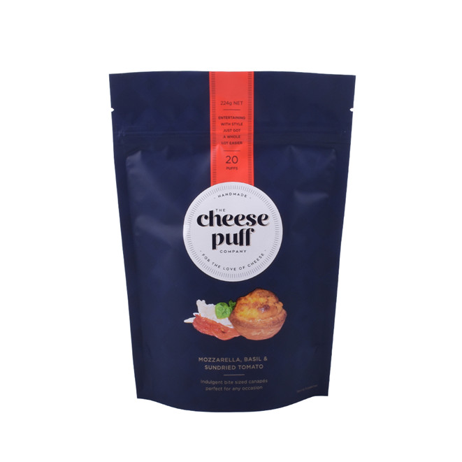 Recyclage de la poche debout de qualité alimentaire personnalisée refermable avec ziplock