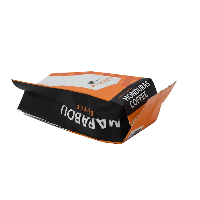 Sacs d'emballage de grains de café à gousse de café à latéraux imprimés de haute qualité de haute qualité