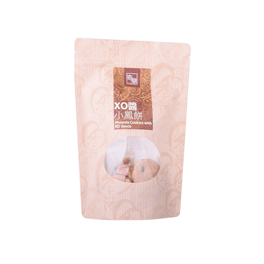 China fournisseur China Reclosable Ziplock stand up sachets 100 Bisgradable Emballage Biscuit Packaging