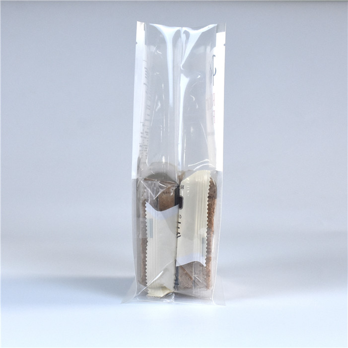 Emballage flexible sceau de chaleur imprimé sac de cellophane transparent sac à pain