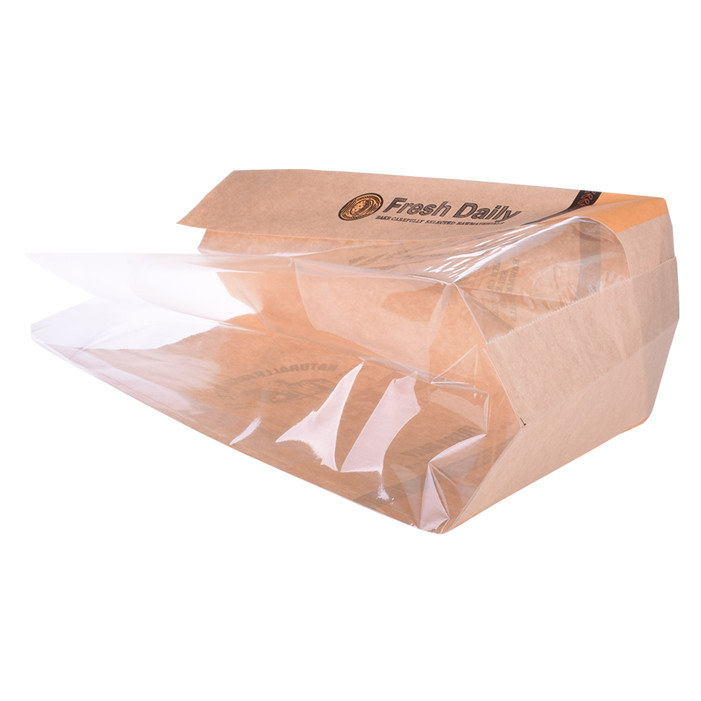 Sac de pop-corn en papier à preuves à l'huile personnalisée claire avec impression