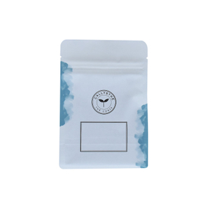 Gravure Print Bio Eco Small Emballage convivial pour un emballage de thé avec zip