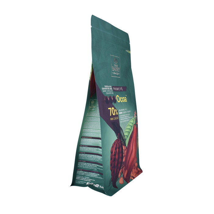 Pack de chocolat d'emballage flexible compostable de taille personnalisée avec logo imprimé
