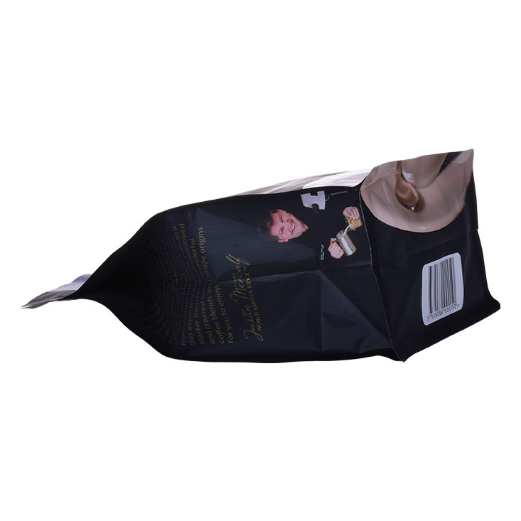 Sceau de joint supérieur naturel Sachets à fond plat personnalisés