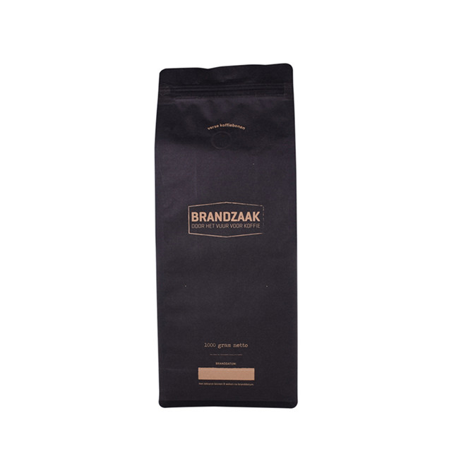 Emballage biologique de sac de café biosourcé de 1 lb avec vavle compostable