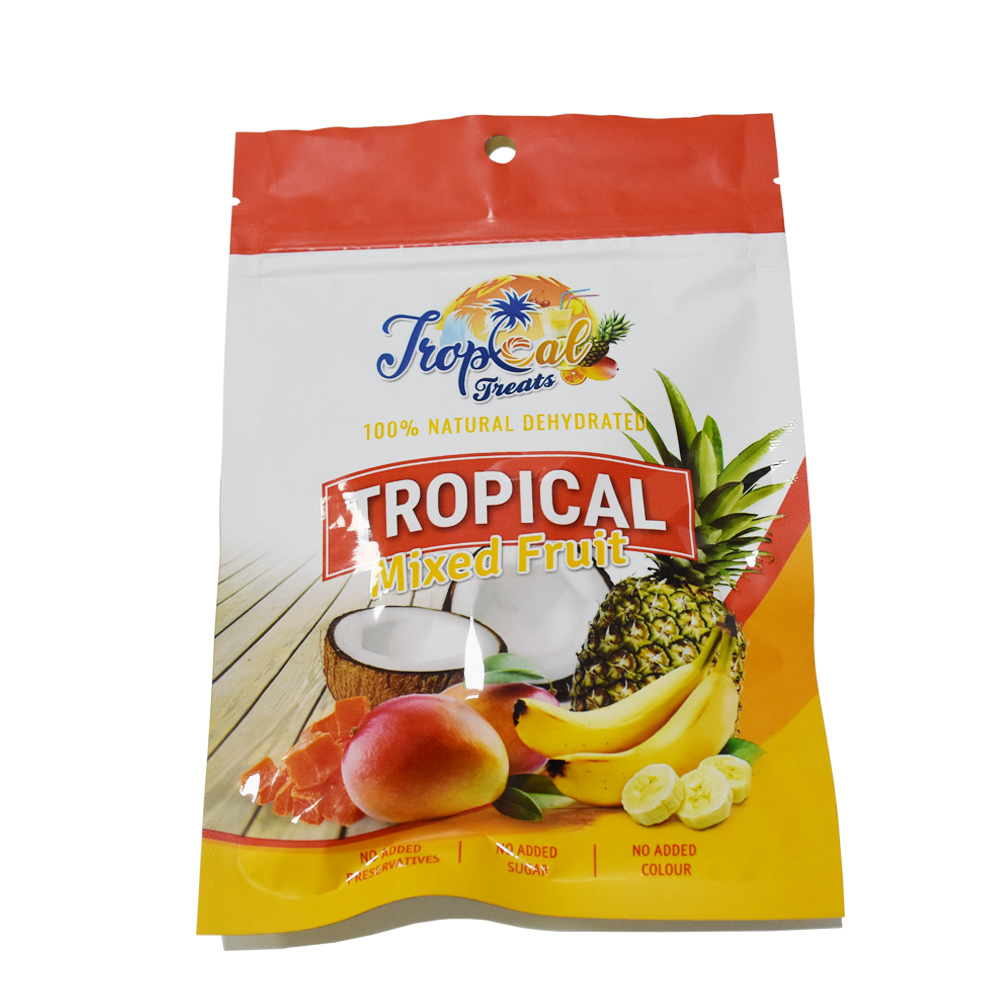 Impression numérique de petites quantités d'emballages alimentaires de haute qualité Sacs compostables avec des fruits secs