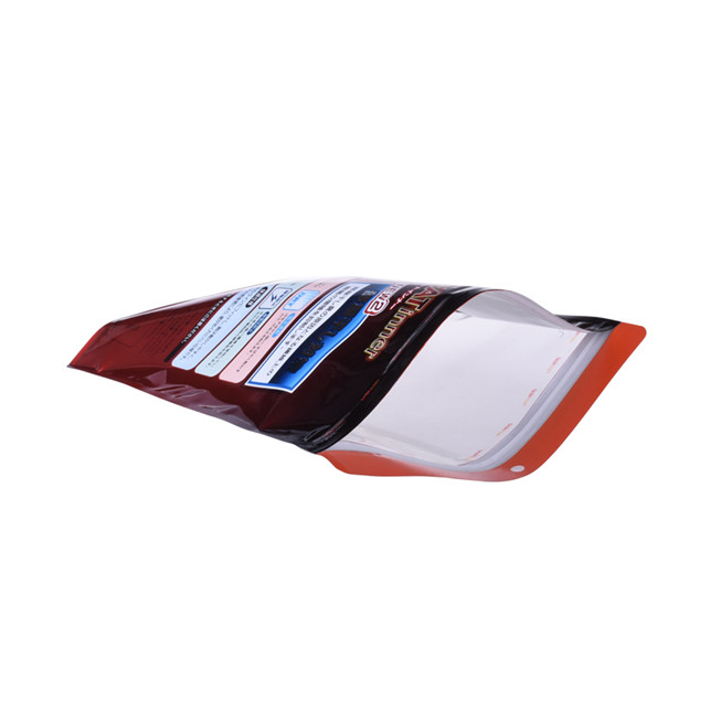 Emballage biosourcé Sachet plat laminé PLA avec fermeture éclair