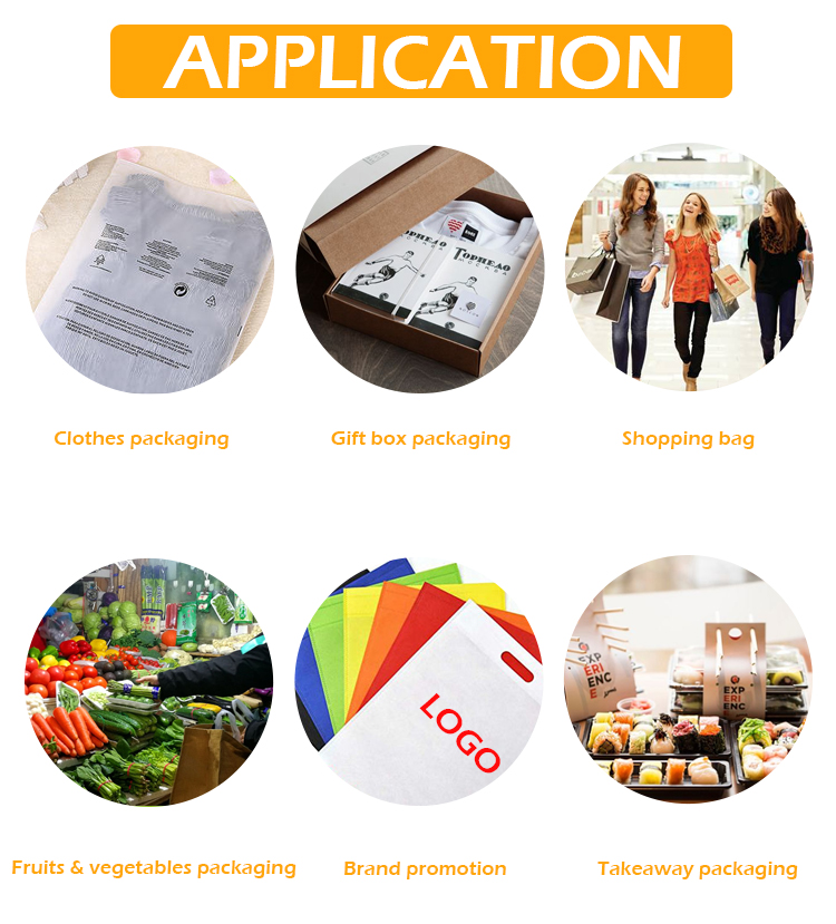 Application de sac non tiss&eacute; soluble dans l'eau