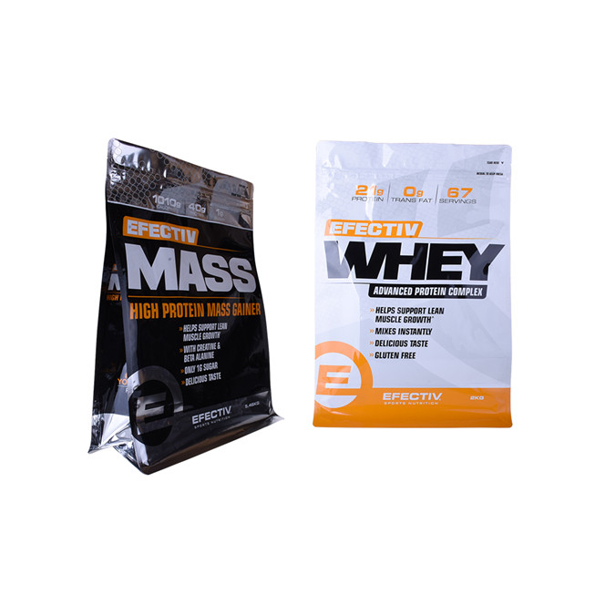 Bloc de blocage Package en plastique Placier Chocolate Candy Packing Protein Sac