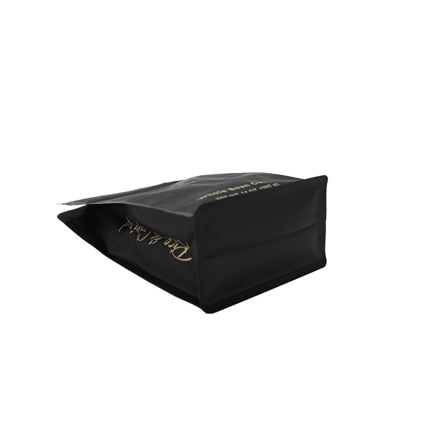 Plastique en aluminium en aluminium Pouche avec une fermeture à glissière en plastique en plastique tampon de café