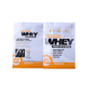 Logo personnalisé FSC Certified Tear Off Zip Whey Protein Popcheclable Recyclable