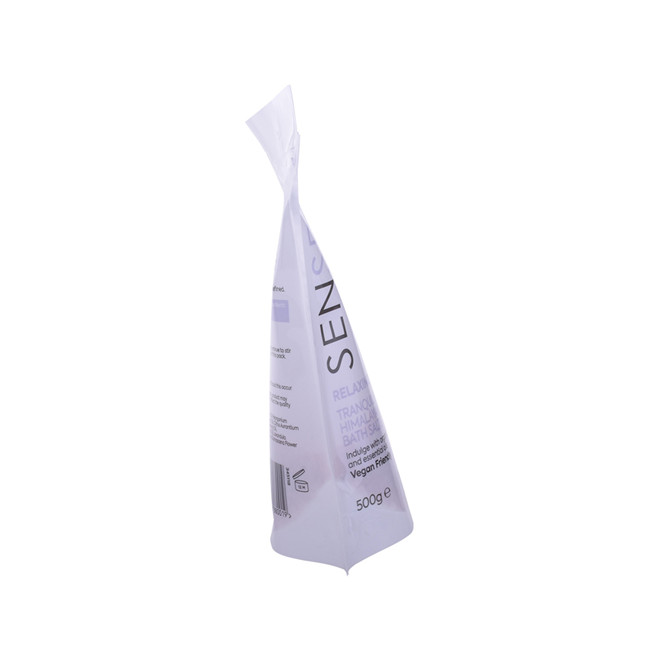 Finition mate complète renouvelable Clean Clean Cleanable Sacs de polypropylène refermables Sacs d'emballage d'épices Emballage de sel rose