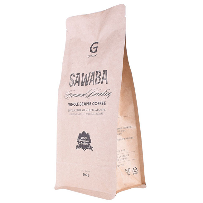 Machine d'étanchéité de la chaleur avec les sacs de café encoche de 12 oz Sacs de rangement de grains de café en gros
