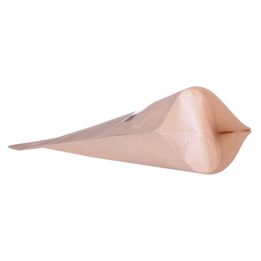 Meilleur prix Top Quality Ziplock Stand Up Paper Emballage Sacs avec fenêtre