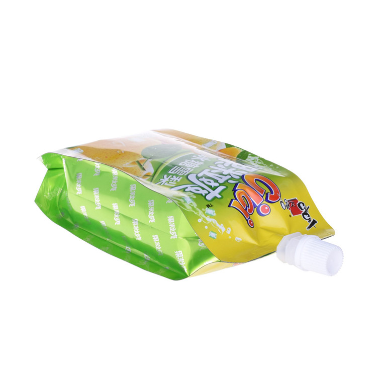 Emballage flexible Logo personnalisé Low Prix Stand Up Juice Packing Packing Sac
