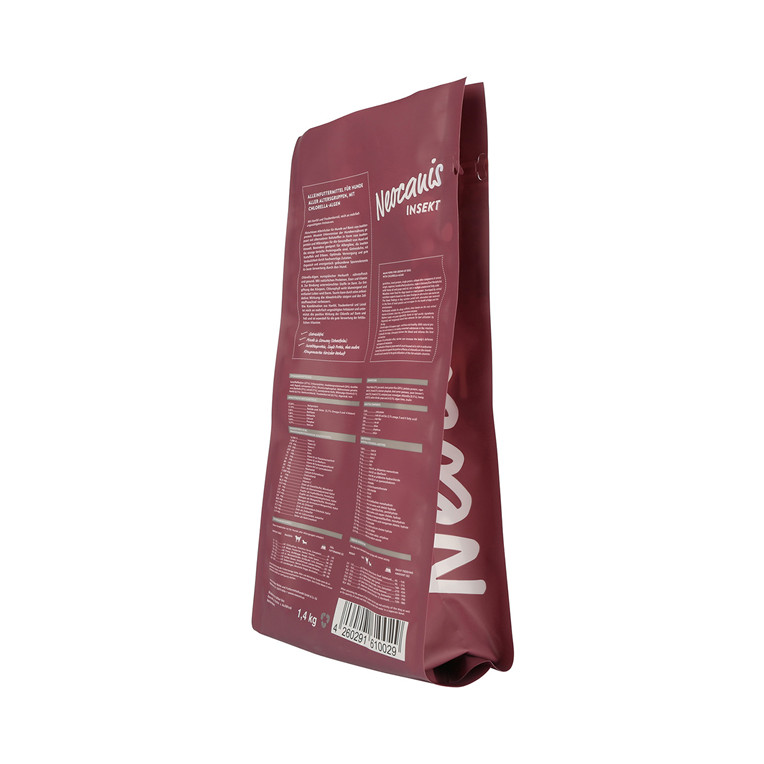 PCR PCR HDPE Feed Feed Sac de pochette latérale laminée