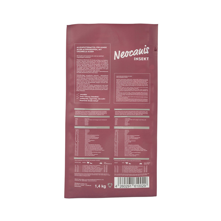 Alimentation en usine flexible Eco Friendly Soft Touch Treats Treats d'emballage Sac d'emballage