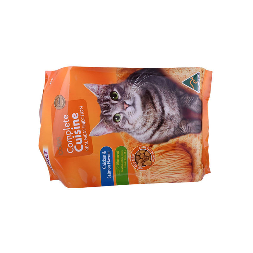Meilleur prix coloré imprime compostable Sacts de gousset côté alimentaire realables pour animaux de compagnie